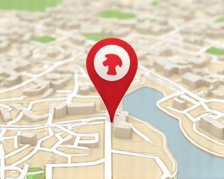 Plan de Paris localisant l'École Canine de Paris
